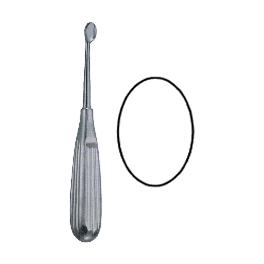 Volkmann Bone Curette 17 cm, 7", Size 1 (MB9-420)