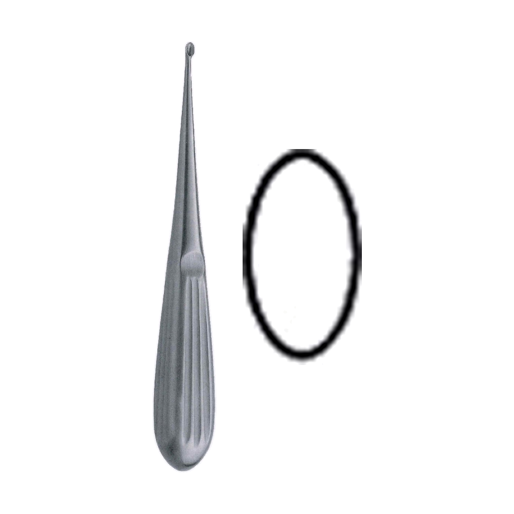 Spratt Bone Curette / Hollow Handle 16.5 cm, 6 1/2", Size 0000 (MB9-443)