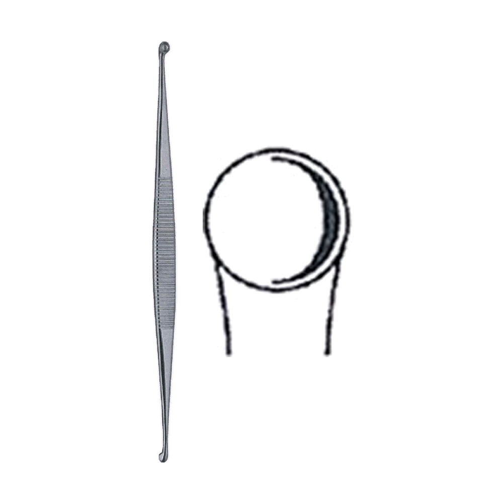 Martini Curette 13.5 cm, 5 1/4", Size 1 (MB9-479)