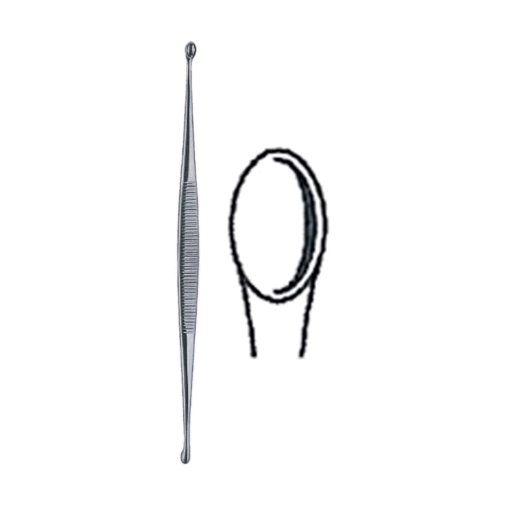 Williger Curette 13.5 cm, 5 1/4", Size 1 (MB9-487)