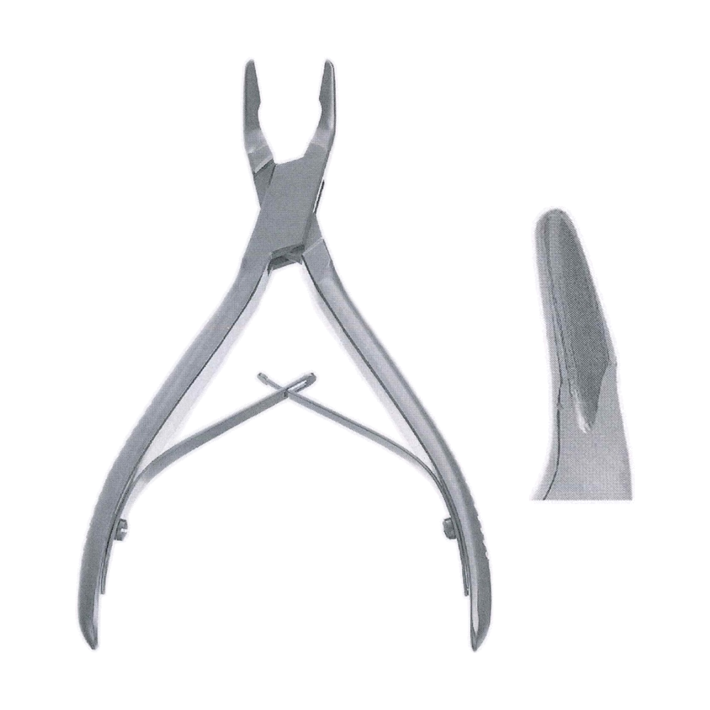 Dean (Blumenthal) Rongeur 15 cm, 6", Single Action, Curved 90°, 4 x 11 mm (MB9-676)
