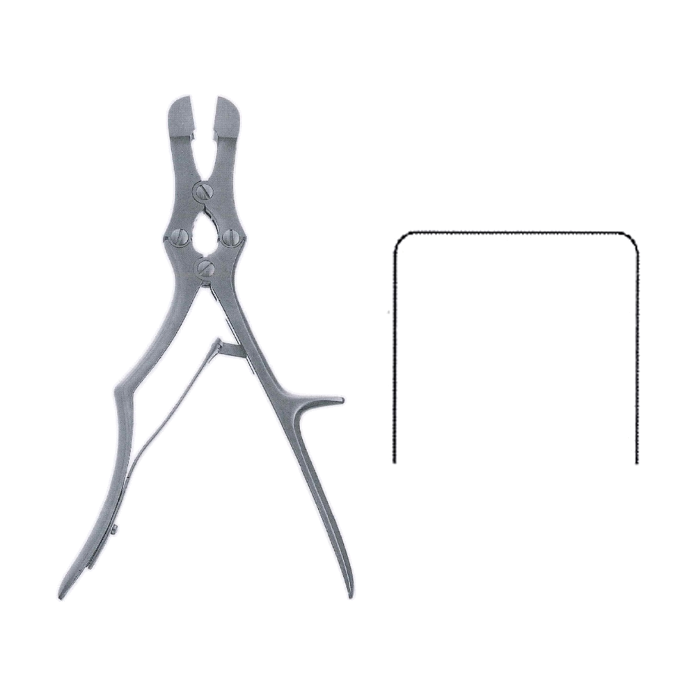 Sauerbruch Bone Rongeur 30 cm, 12", Round, Fig. 1 (MB9-729)