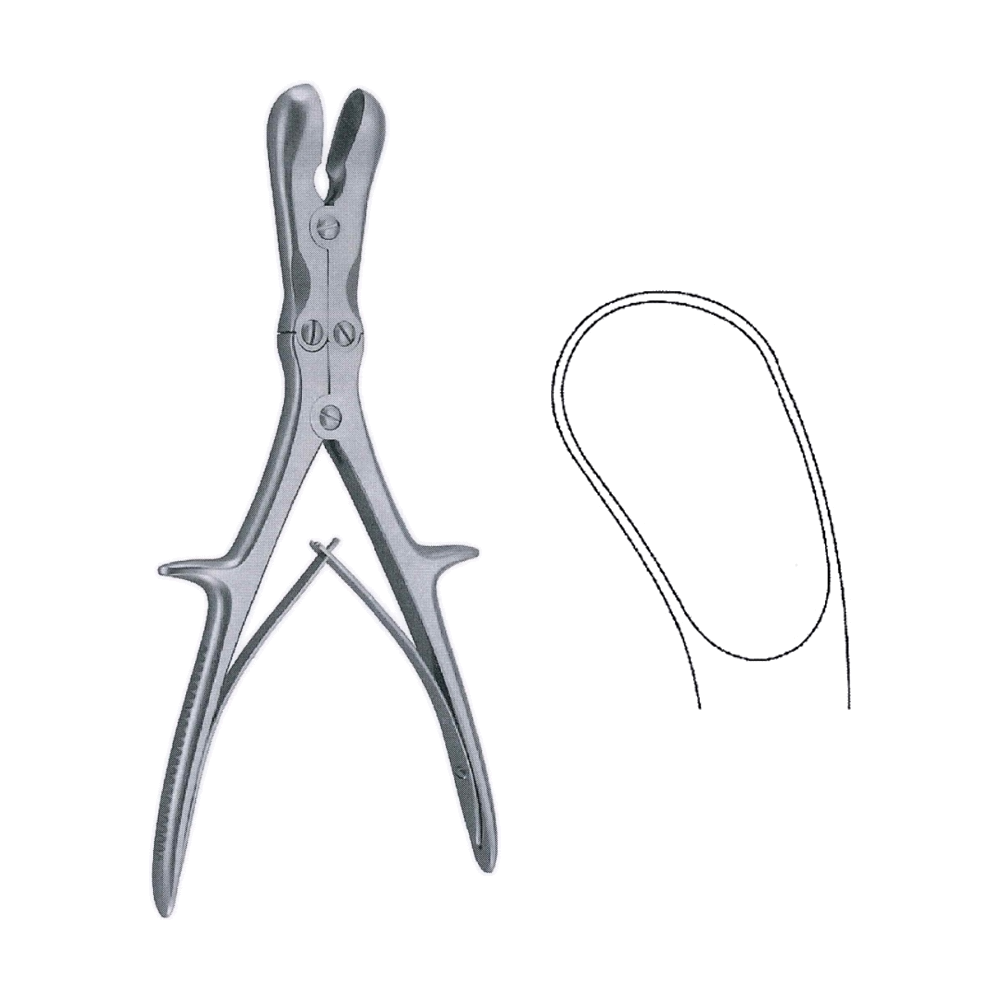 Luer-Stille Bone Rongeur 27 cm, 10 3/4", Fig. 2 (MB9-732)