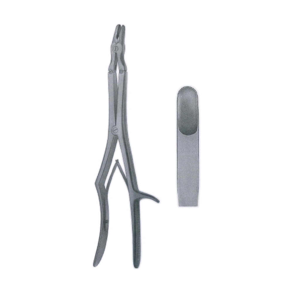 Sypert Rongeur 35.5 cm, 14", 4 x 16 mm, Double Action, Angled (MB9-745)