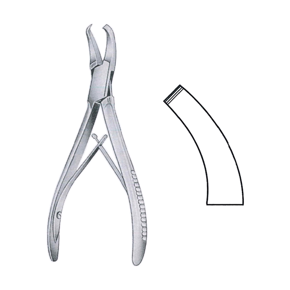 Cleveland-Gardner Bone Cutting Rongeur Forceps 16 cm, 6 1/2" (MB9-769)