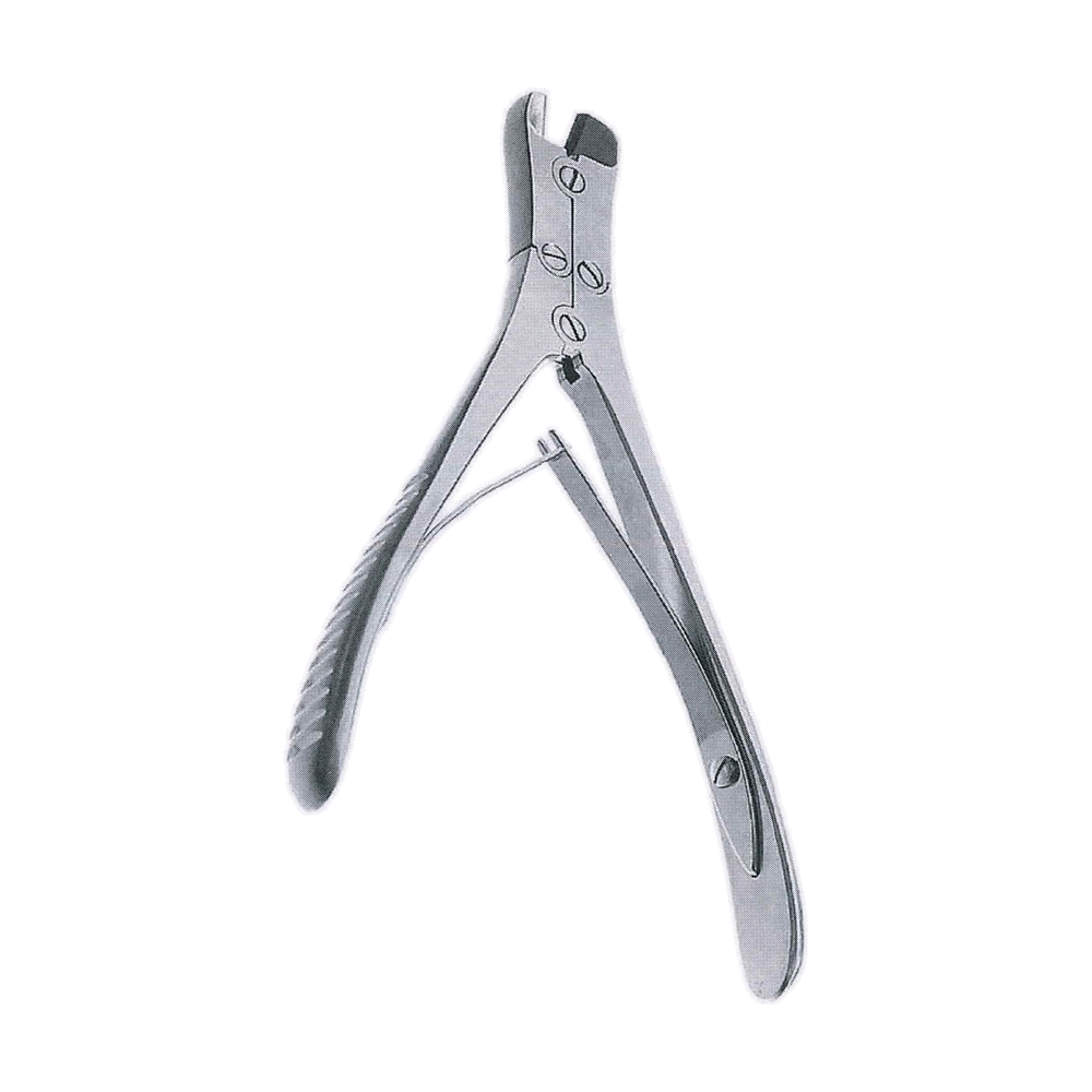 Double Action Wire Cutter, Angled, Side Cutting with Carbide Inserts 17 cm, 6 5/8", Max Cap 1.6mm (.062") (MB9-801)
