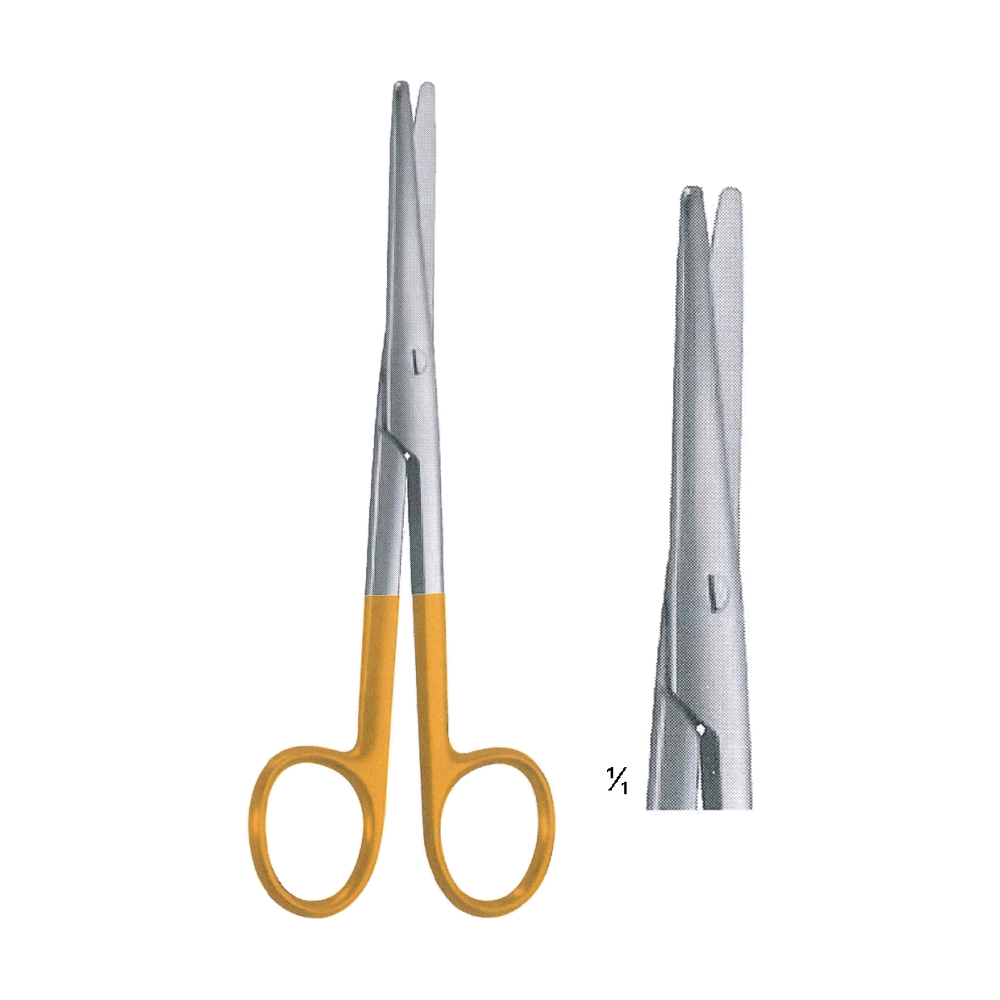 Mayo Dissecting Gynecological Scissors T/C Insert 15 cm, 6", B/B Str. (MBTC4-607)