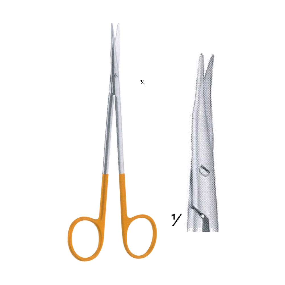 Reynolds Operating Scissors T/C Insert 16 cm, 6 1/4", S/S Cvd. (MBTC4-645)