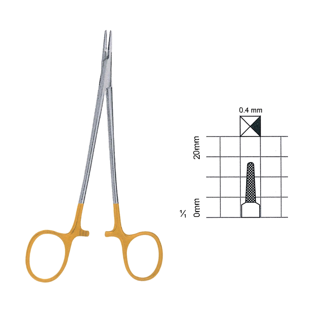 Micro Surgical Needle Holders T.C. 12.7 cm, 5 1/4" (MBTC7-282)