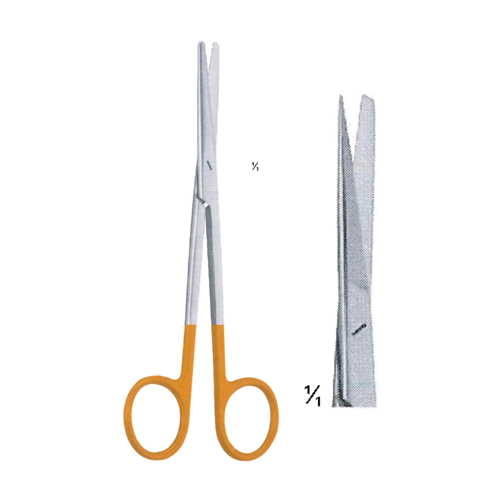 Metzenbaum Operating Scissors T/C Insert 11.5 cm, 4 1/2", S/B Str. (TCMB4-537)