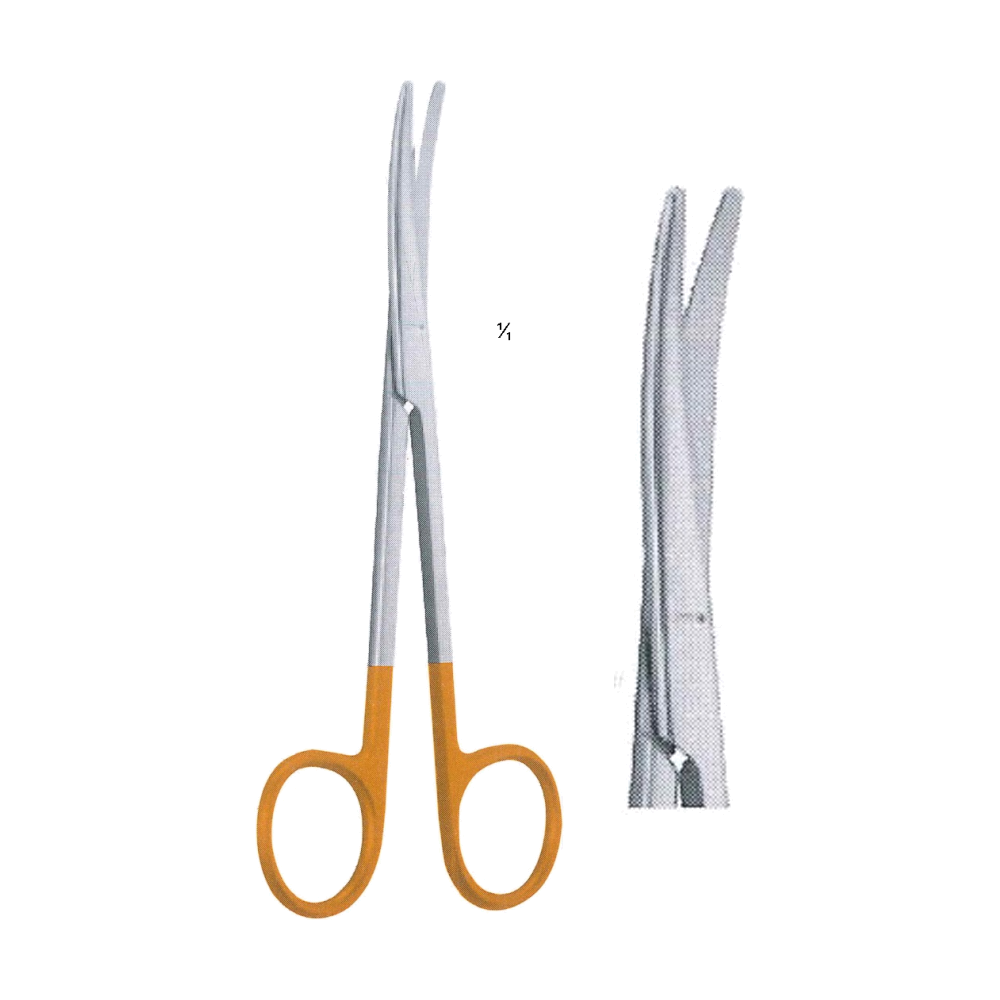 Metzenbaum Operating Scissors T/C Insert 11.5 cm, 4 1/2", B/B Cvd. (TCMB4-541)