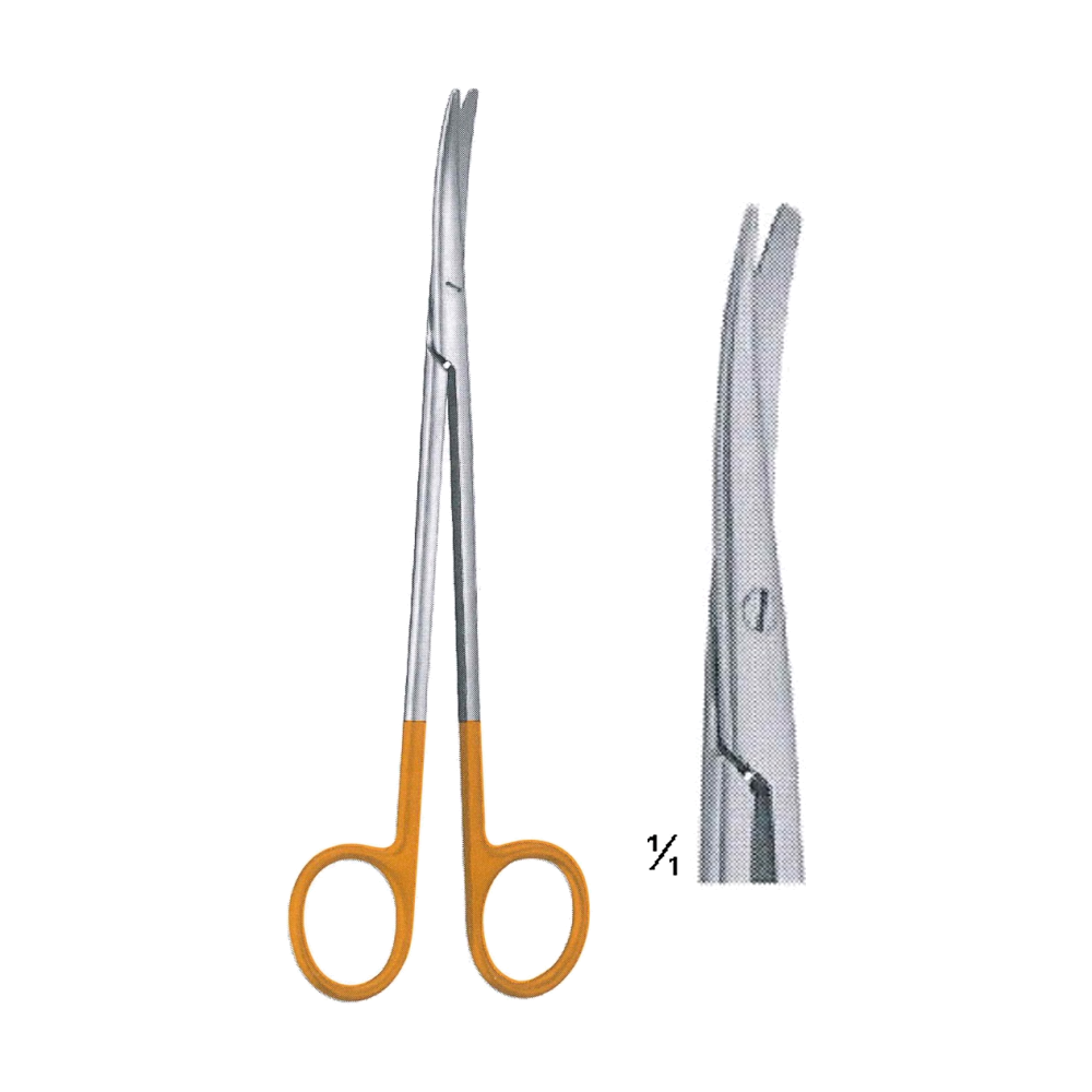 Metzenbaum-Nelson Operating Scissors T/C Insert 18 cm, 7", S/B Cvd. (TCMB4-571)